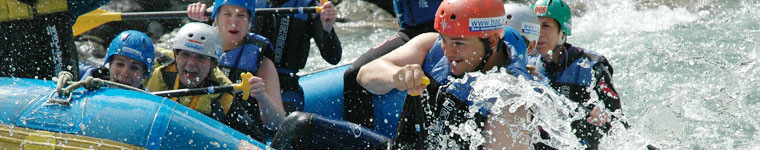 Rafting mit dem Best Adventure Club aus Pruggern